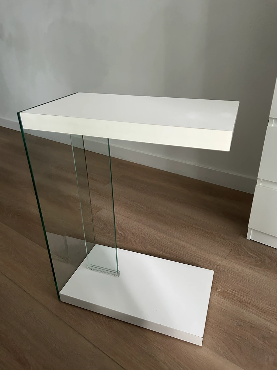 C table with glass panel - photo 2