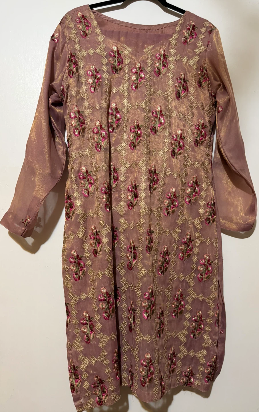 Embroidered Kameez with Dupatta and Pants