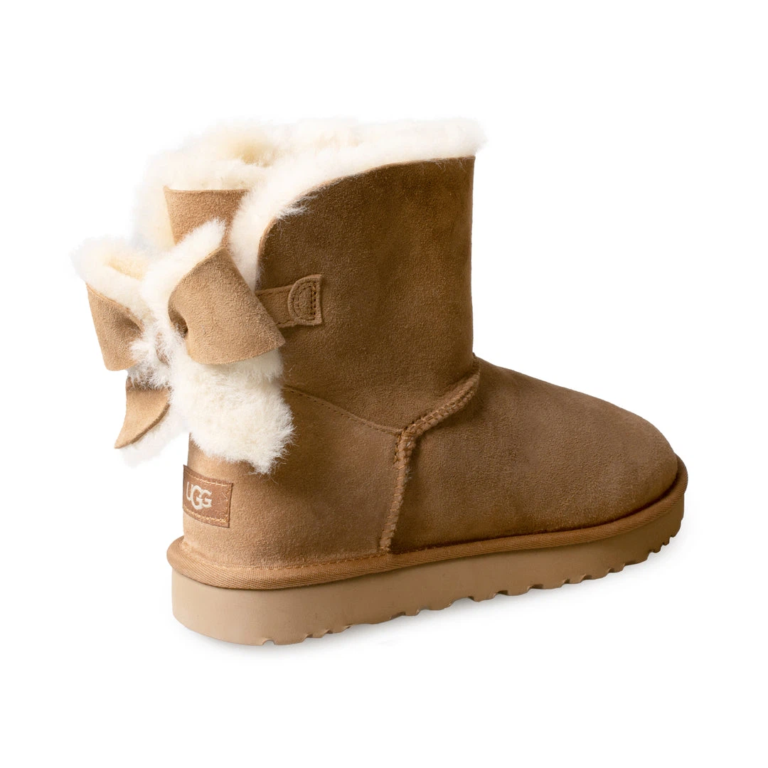 (NEW) UGG CLASSIC MINI BAILEY HERITAGE BOW - photo 2
