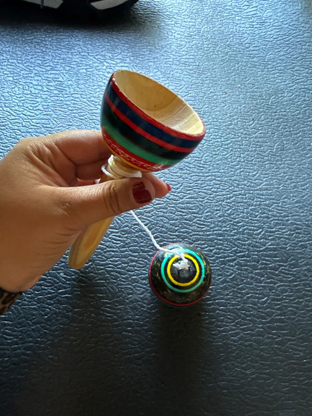 Wooden Balero Mexican Toy - photo 3