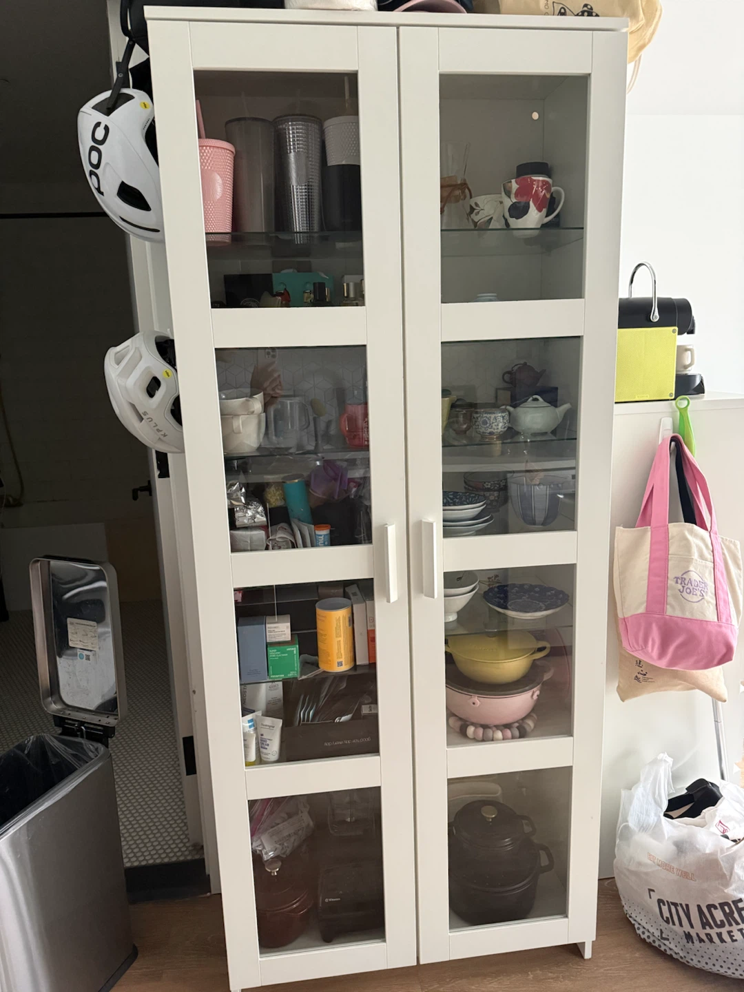 Ikea Brimnes Glass Door Cabinet in White - photo 2