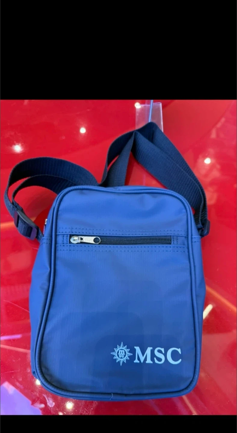 New MSC Navy Blue Crossbody Unisex Bag - Reduced!