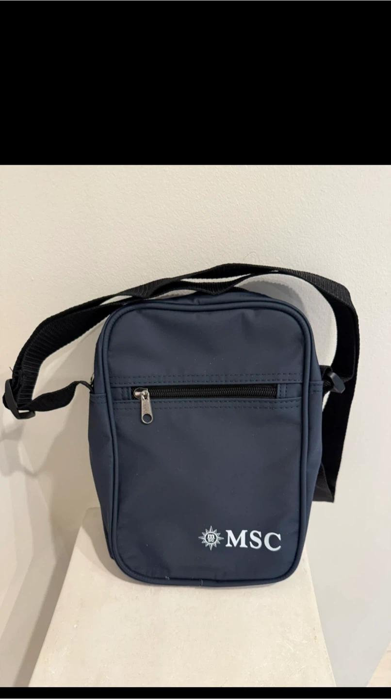 New MSC Navy Blue Crossbody Unisex Bag - Reduced! - photo 2
