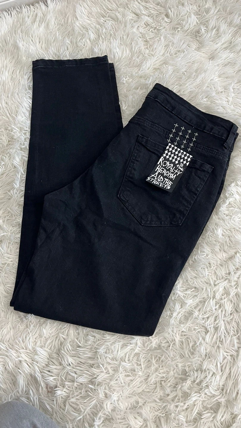 1:1 Black ksubi jeans