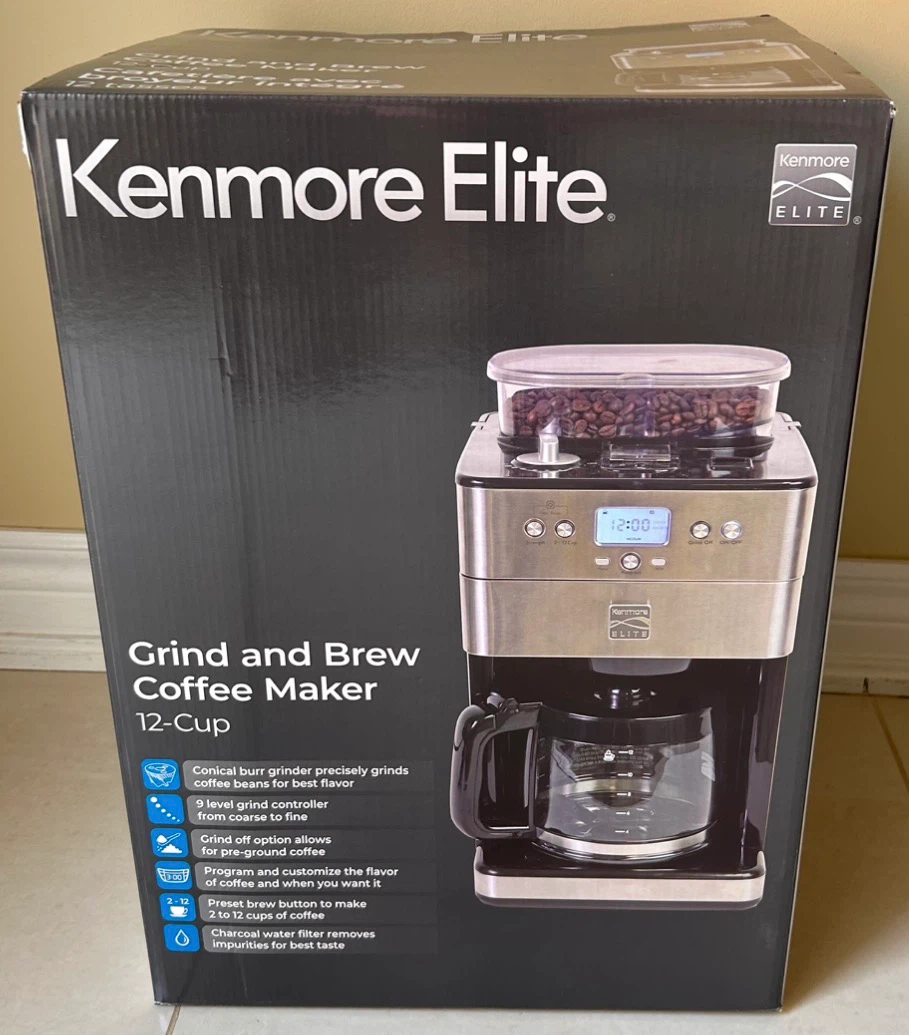 Kenmore Elite Grind and Brew Coffee Maker - 12-Cup