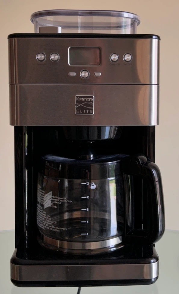 Kenmore Elite Grind and Brew Coffee Maker - 12-Cup - photo 3