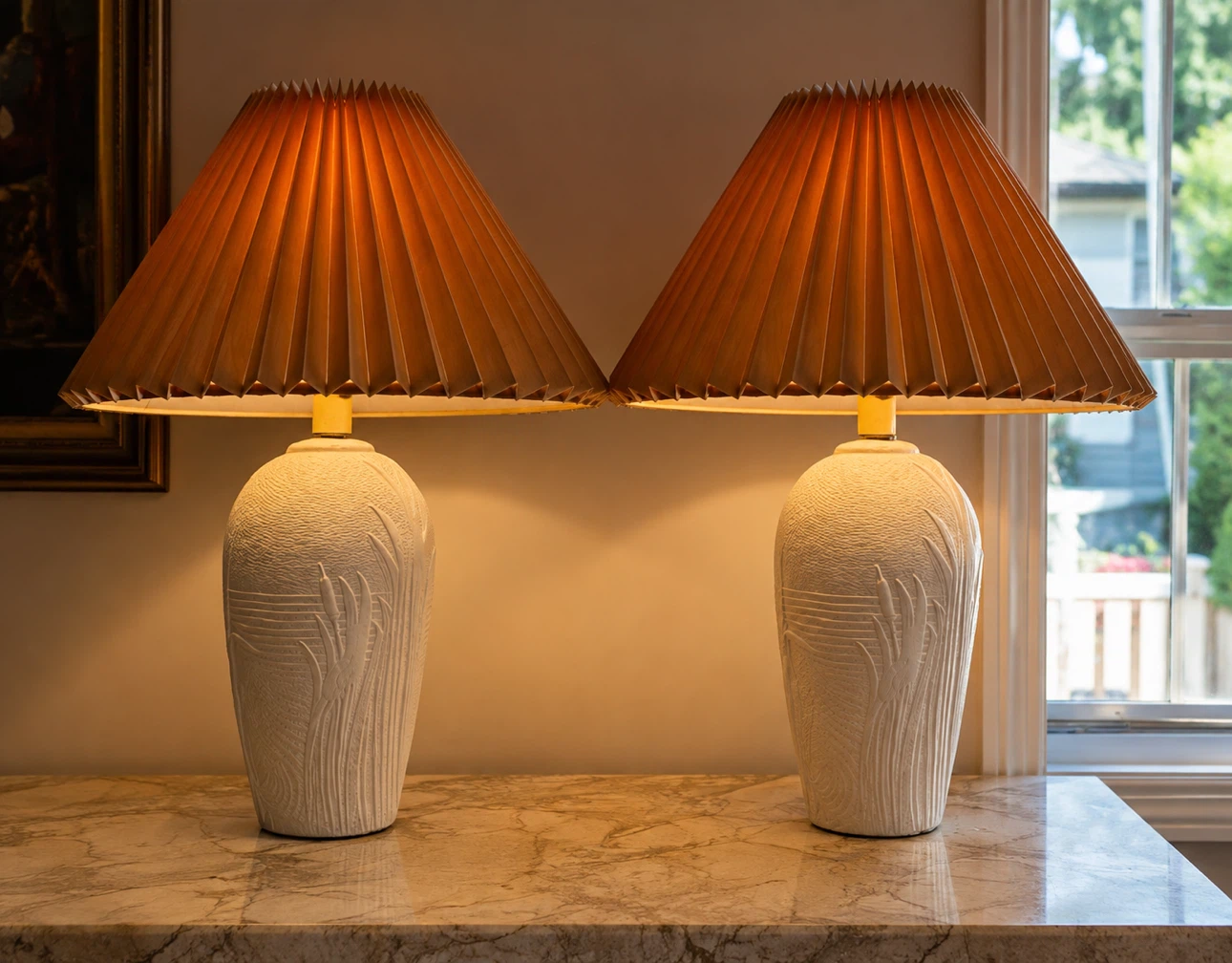 Pair of Vintage Dayle Rushall Lamps of California – 1970s/80s