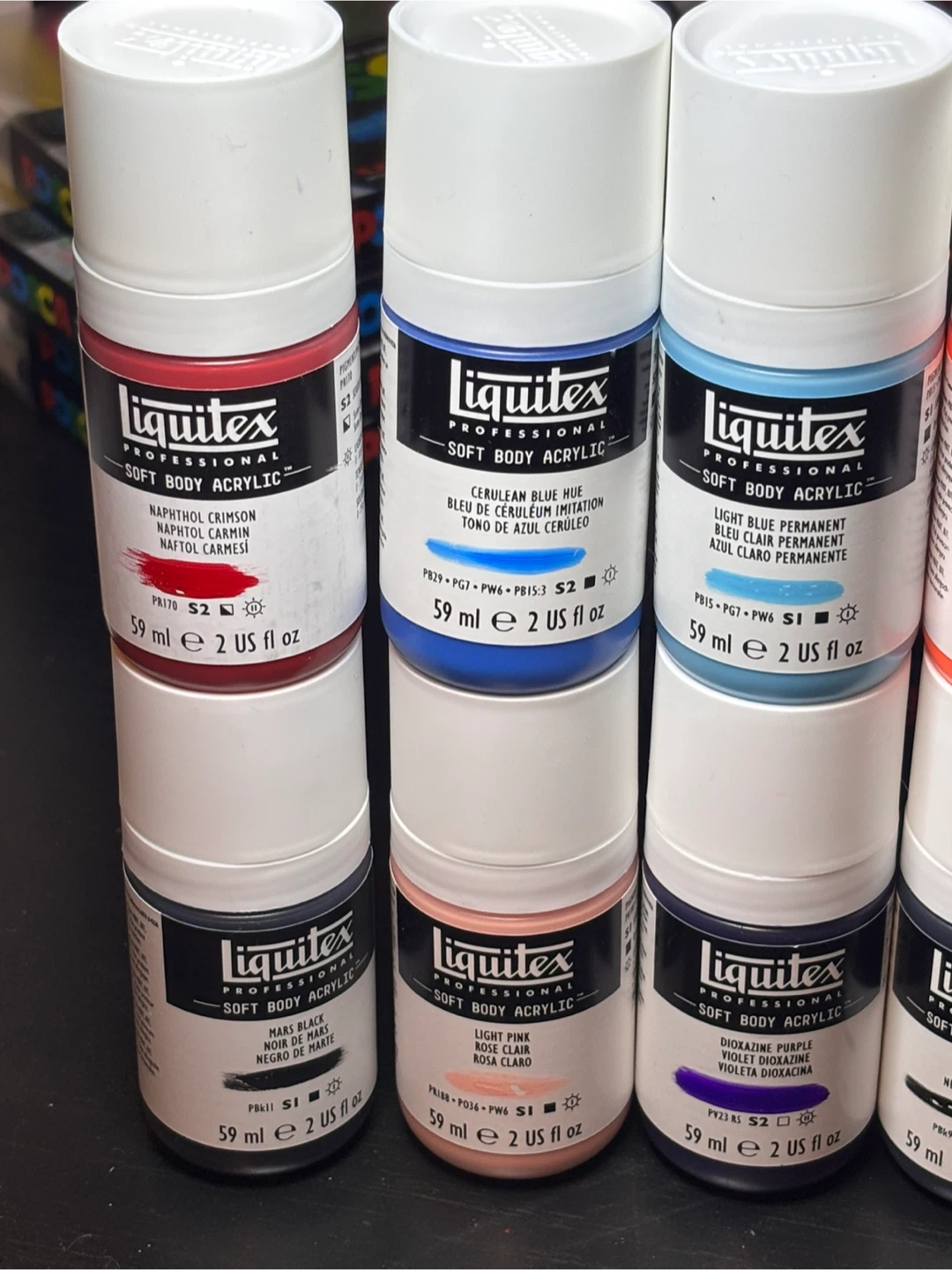 Liquitex® Professional Soft Body Acrylic Bottles 2oz. Lot of 14 - photo 2
