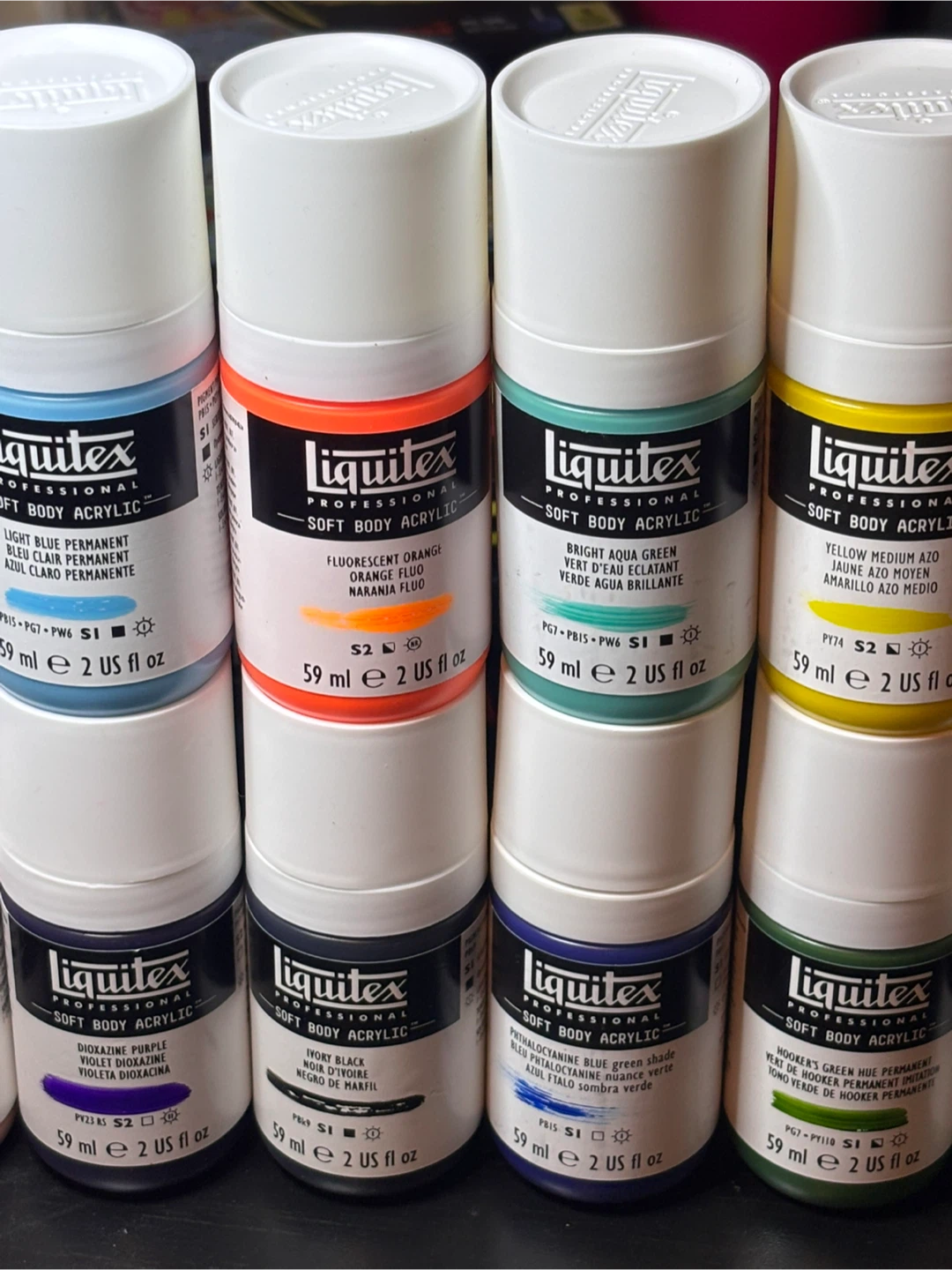 Liquitex® Professional Soft Body Acrylic Bottles 2oz. Lot of 14 - photo 3