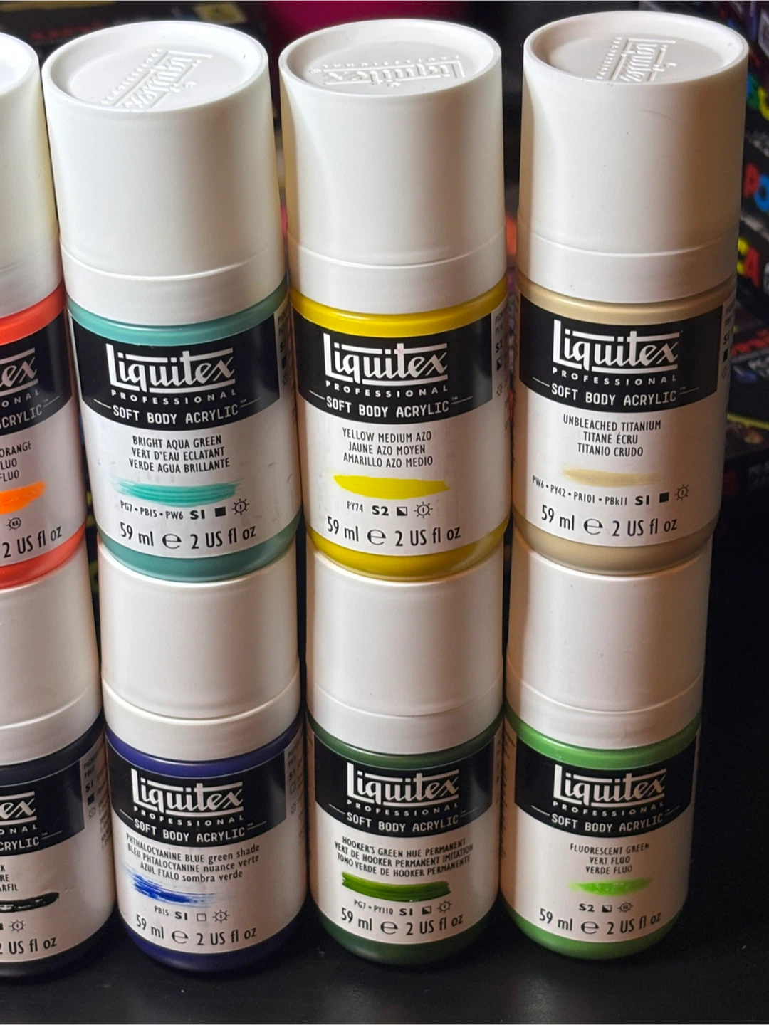 Liquitex® Professional Soft Body Acrylic Bottles 2oz. Lot of 14 - photo 4