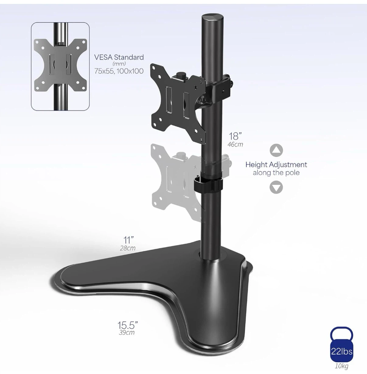 VIVO Single Monitor Desk Stand - photo 3