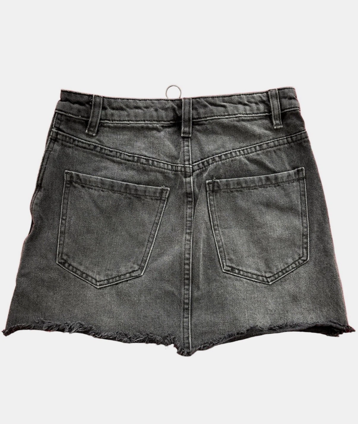 We the Free Free People Zip It Up Washed Denim Mini Skirt - photo 3