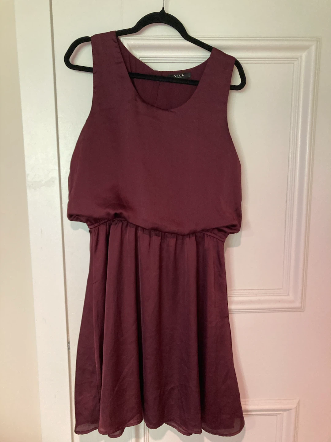 Vila Plum/Deep Wine Dress Size L