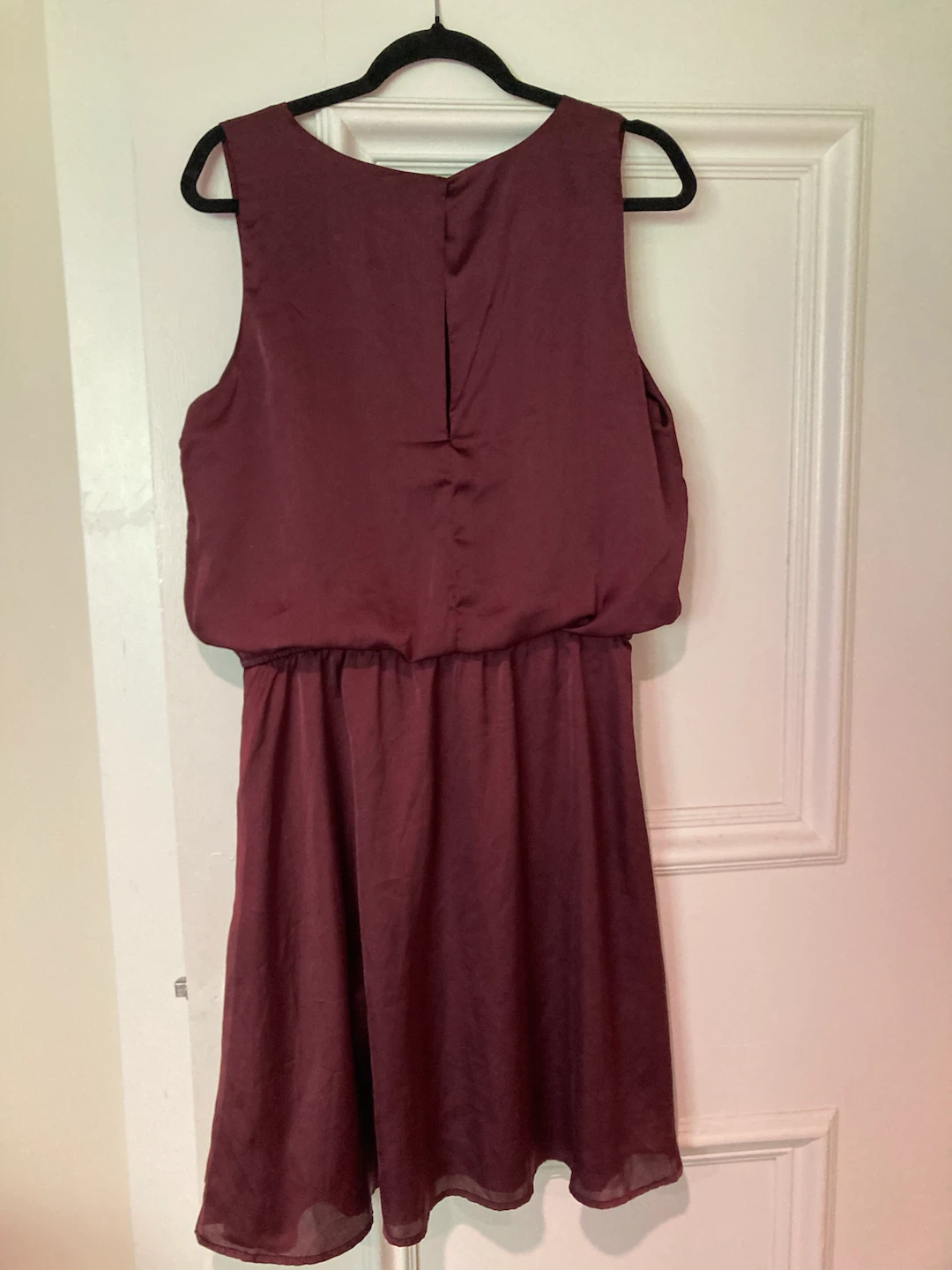 Vila Plum/Deep Wine Dress Size L - photo 2