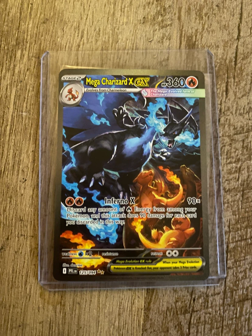 Pokémon Mega Charizard X EX Trading Card