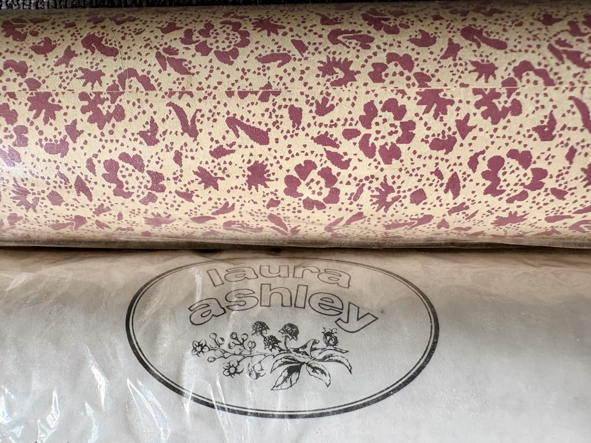 Vintage 1970s Laura Ashley Wallpaper