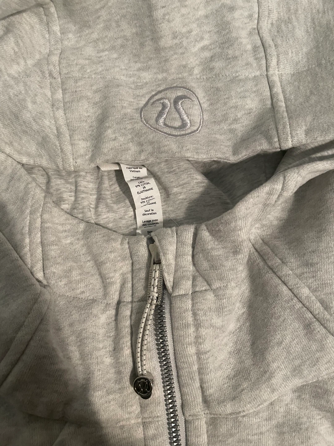 Lululemon Grey Scuba Zip up - photo 2