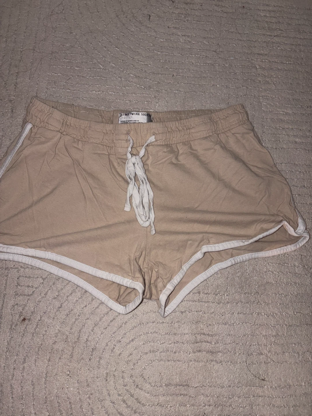 Red Dolphin Shorts with White Trim - photo 2