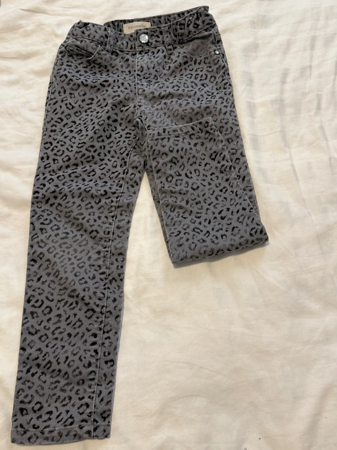 Toughskins Leopard Print Jeans - Size 10
