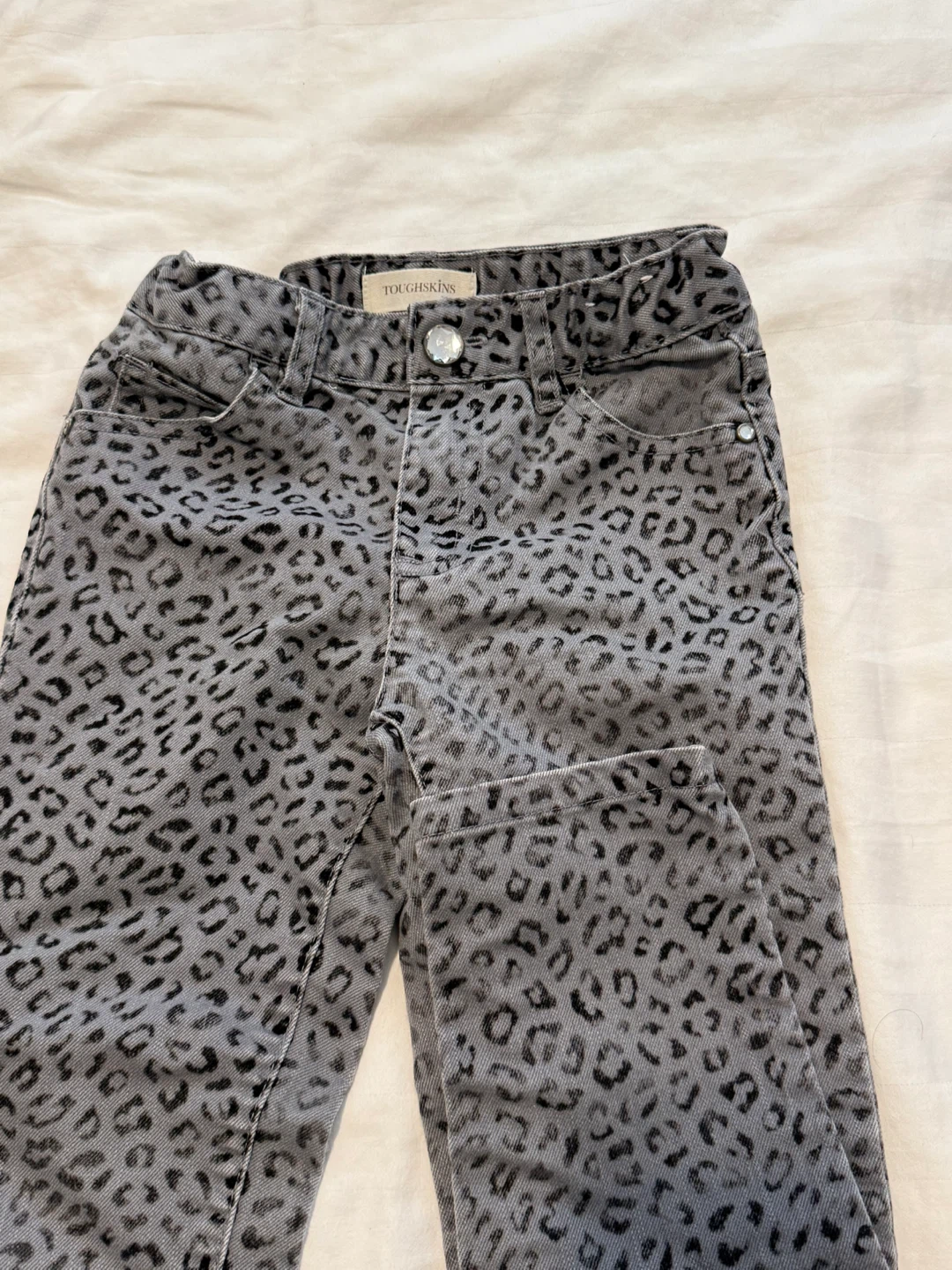 Toughskins Leopard Print Jeans - Size 10 - photo 2