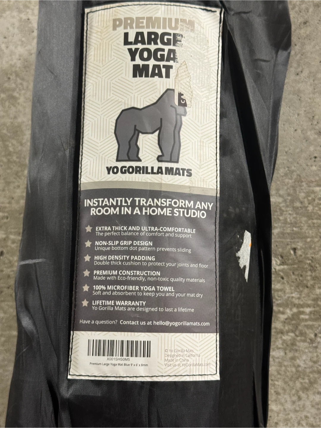 Gorilla Mats Premium Large Yoga Mat
