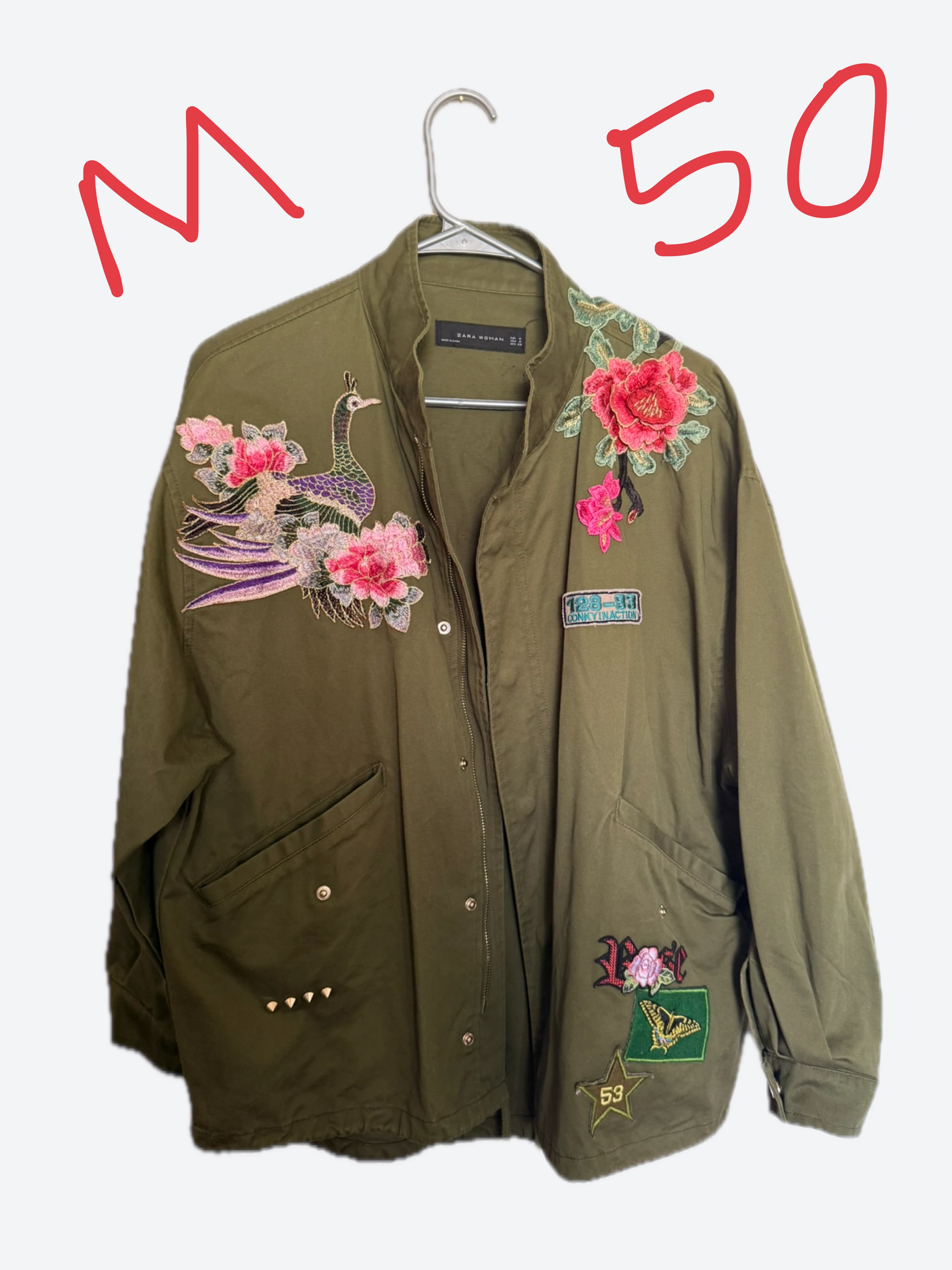 Black Bomber Jacket with Leather Accents - photo 5