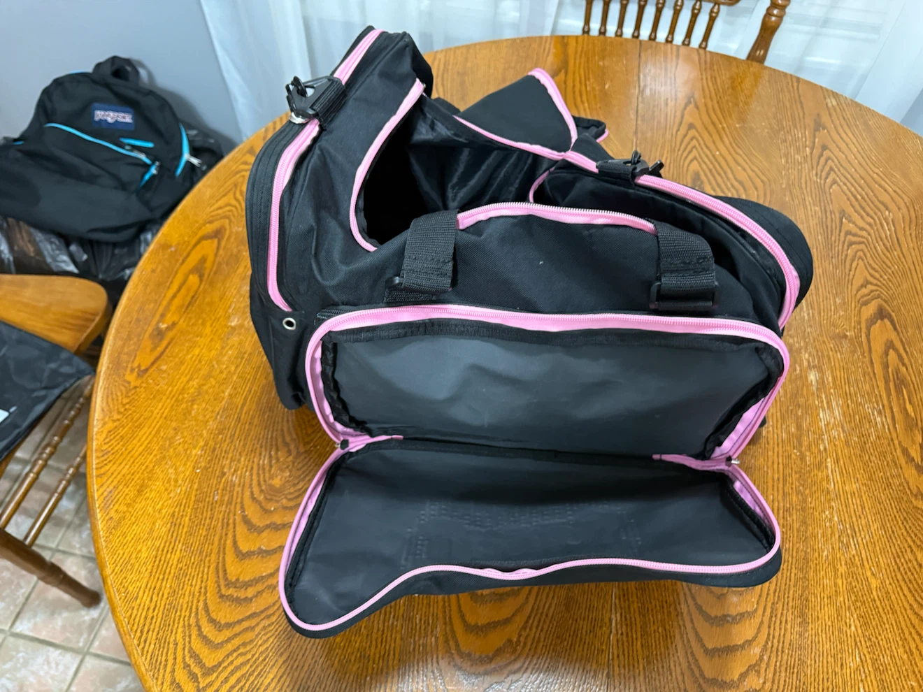 Black Dance Duffel Bag with Pink Trim - photo 4
