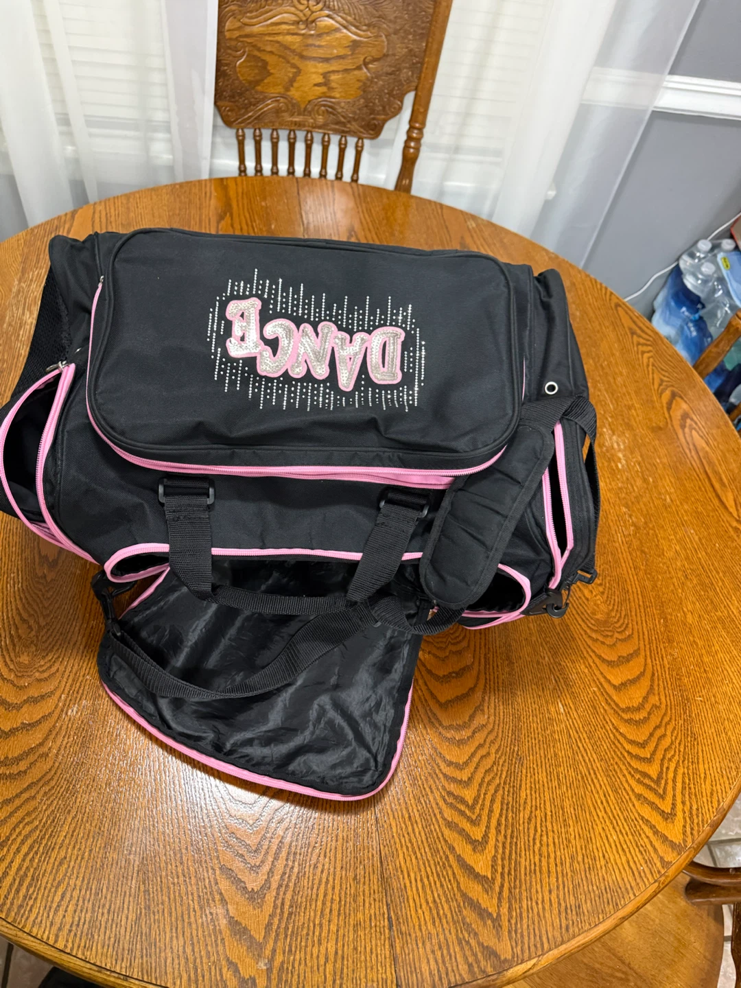 Black Dance Duffel Bag with Pink Trim - photo 5