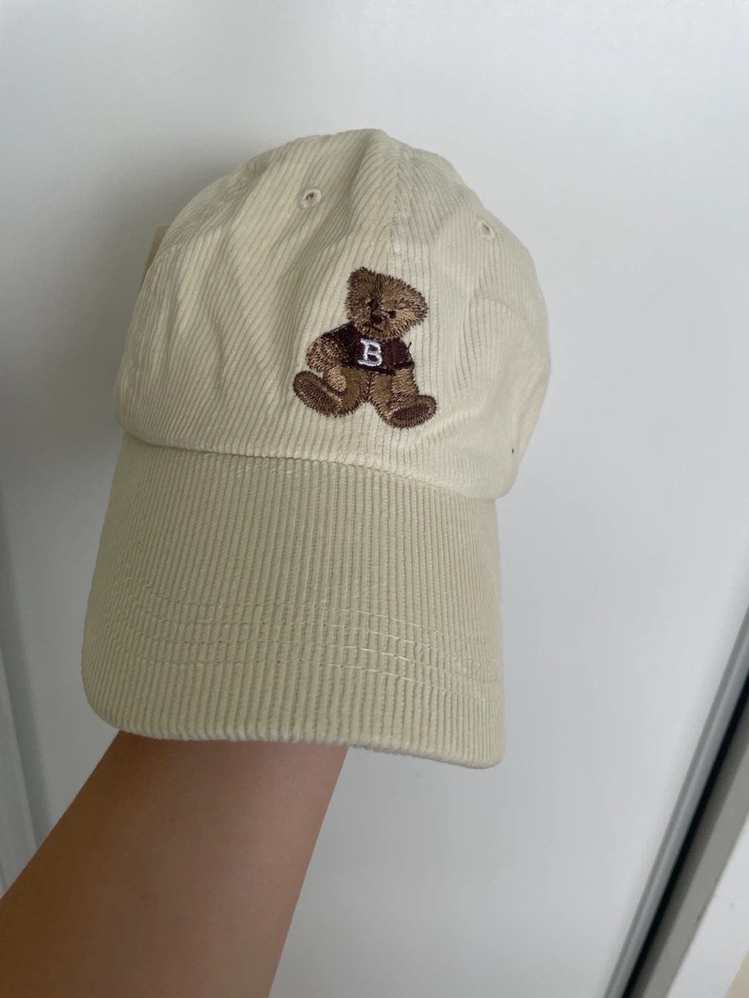 Baseball Cap with Teddy Bear
