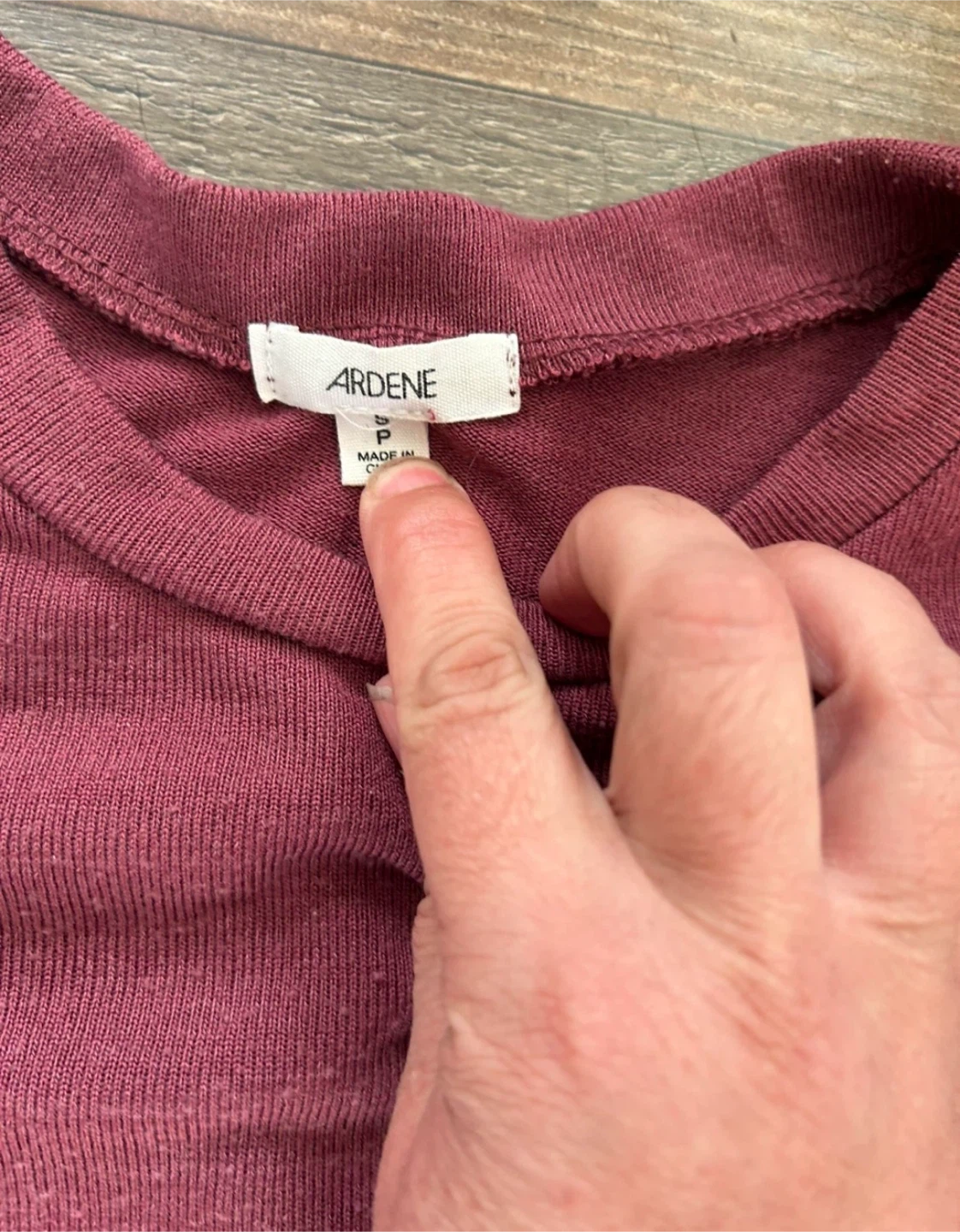 Ardene Burgundy T-Shirt Dress - photo 2