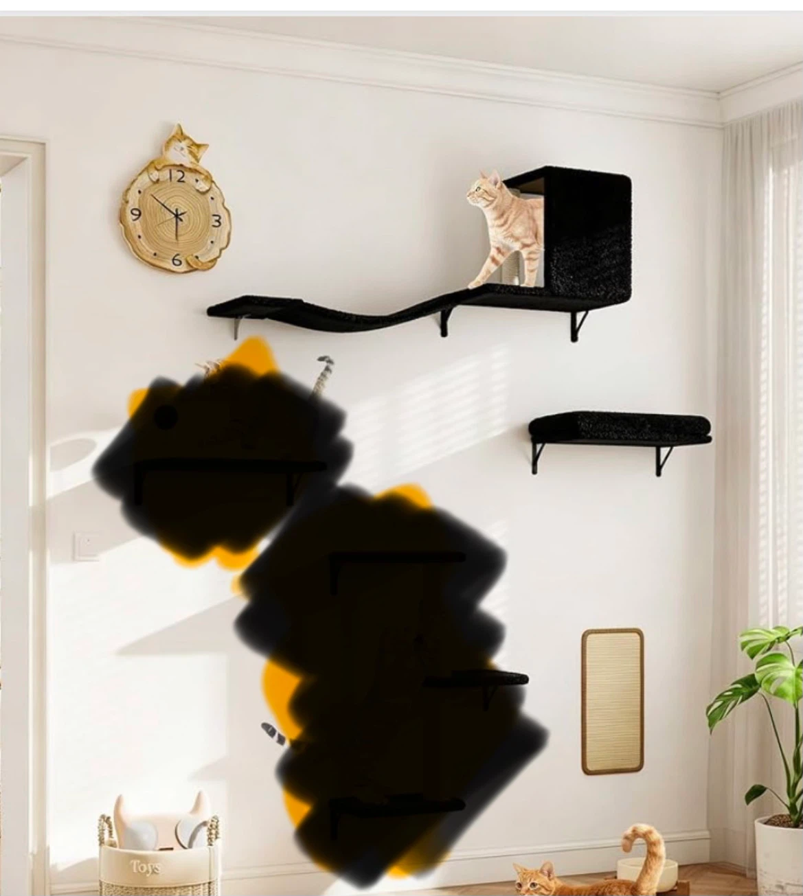 Three Cat Shelves items