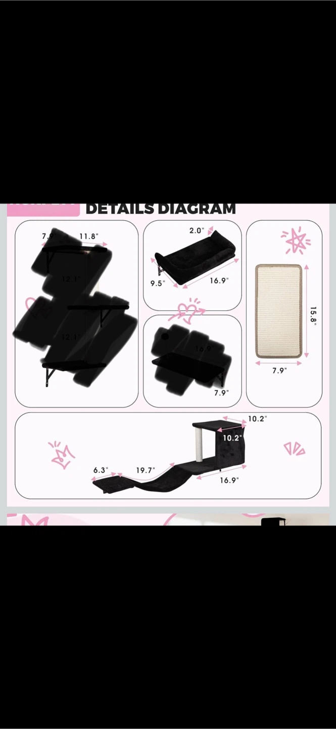 Three Cat Shelves items - photo 2