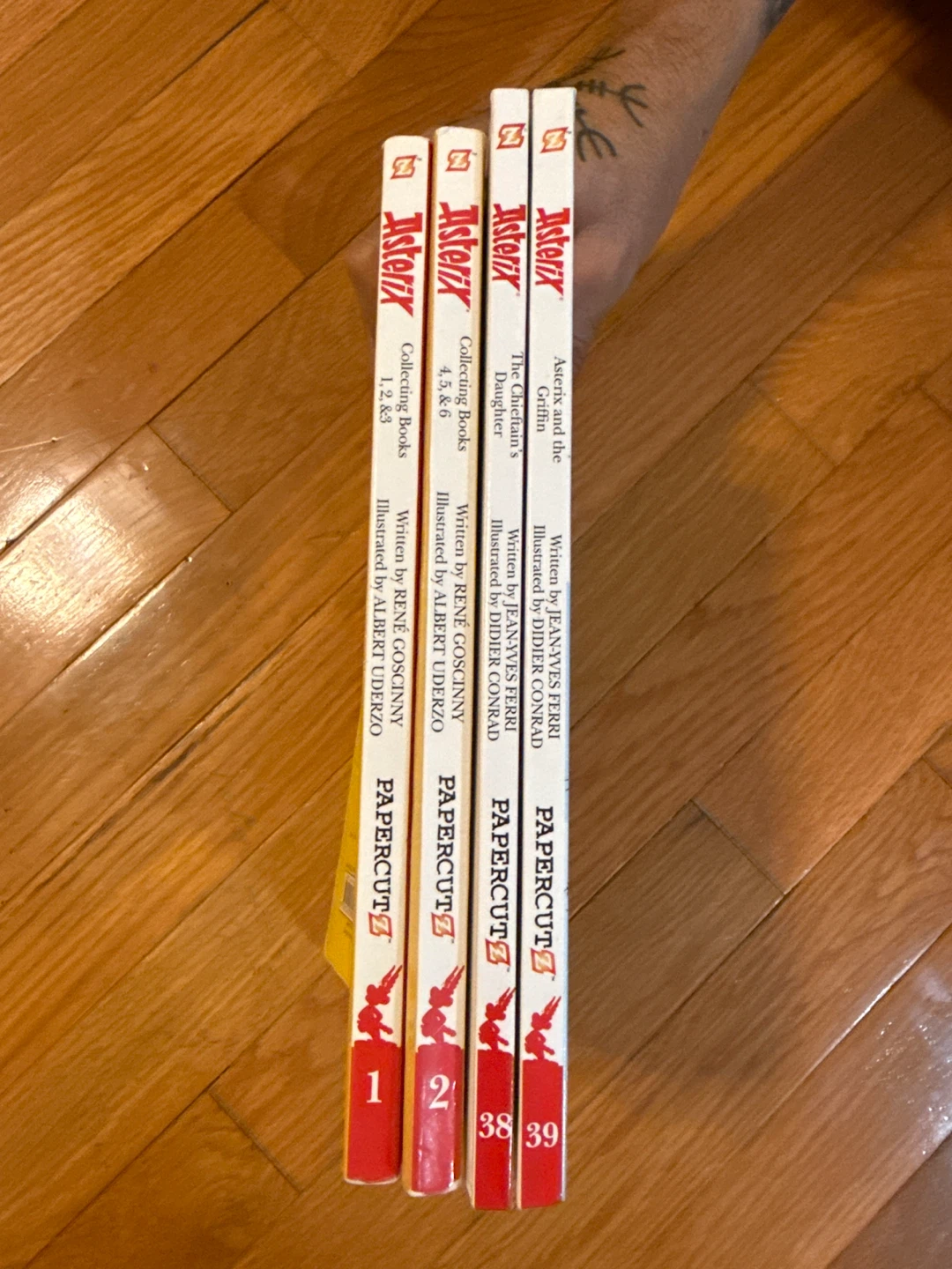 Asterix Collecting Books Volumes 1-2 & 38-39