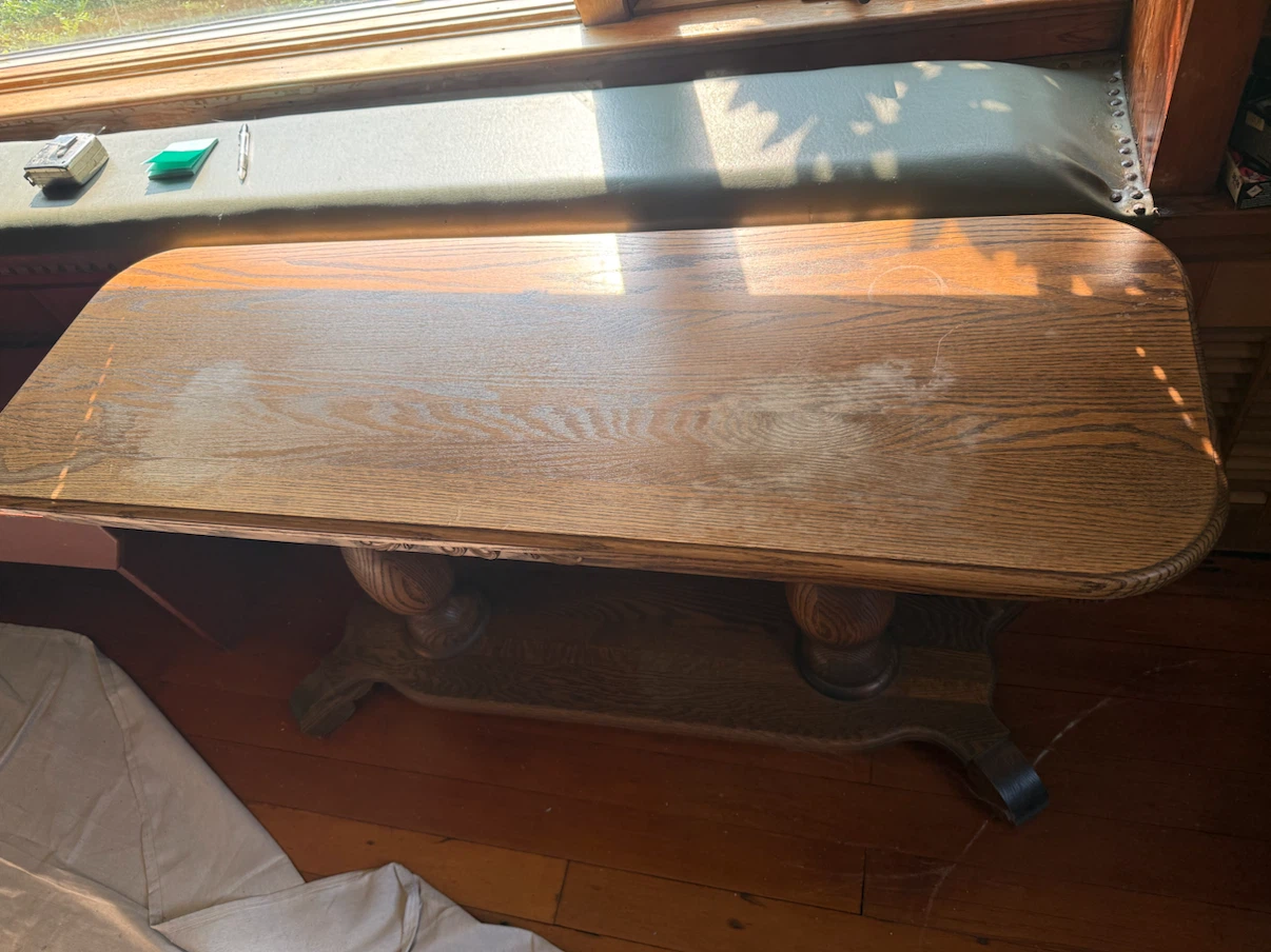 Oak console table - photo 2