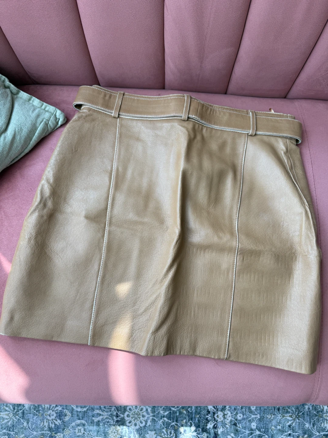 Vintage Leather Skirt - photo 4