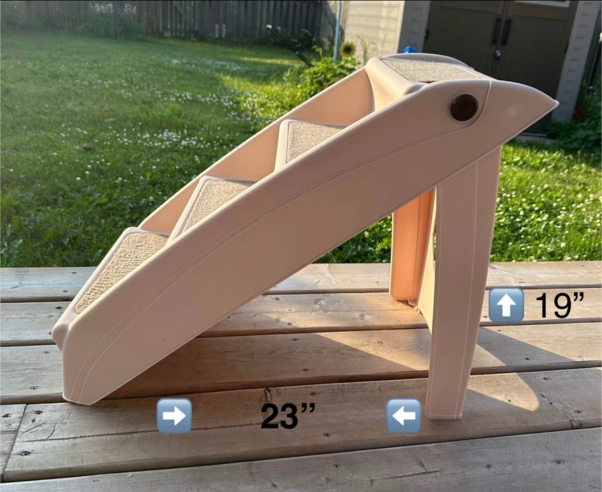 PetSafe CozyUp Folding Dog Stairs - Large, Tan - photo 2
