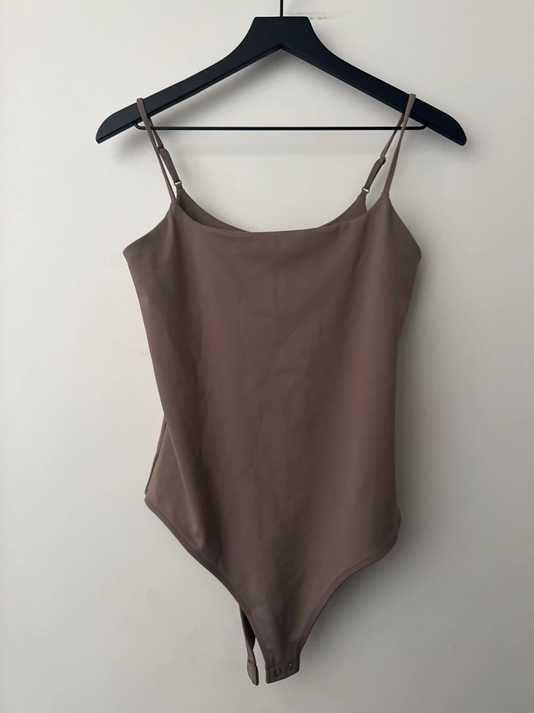 Express Brown Spaghetti Strap Bodysuit