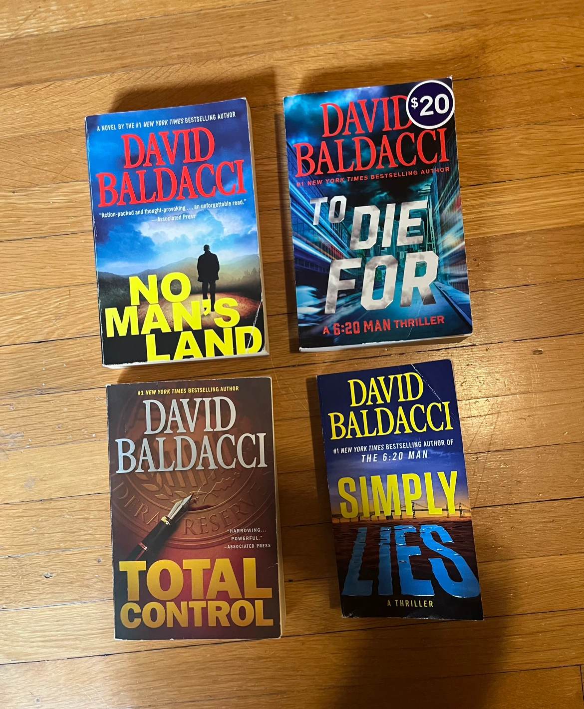 David Baldacci Books (7 Total) - 4 for $10 or 7 for $15