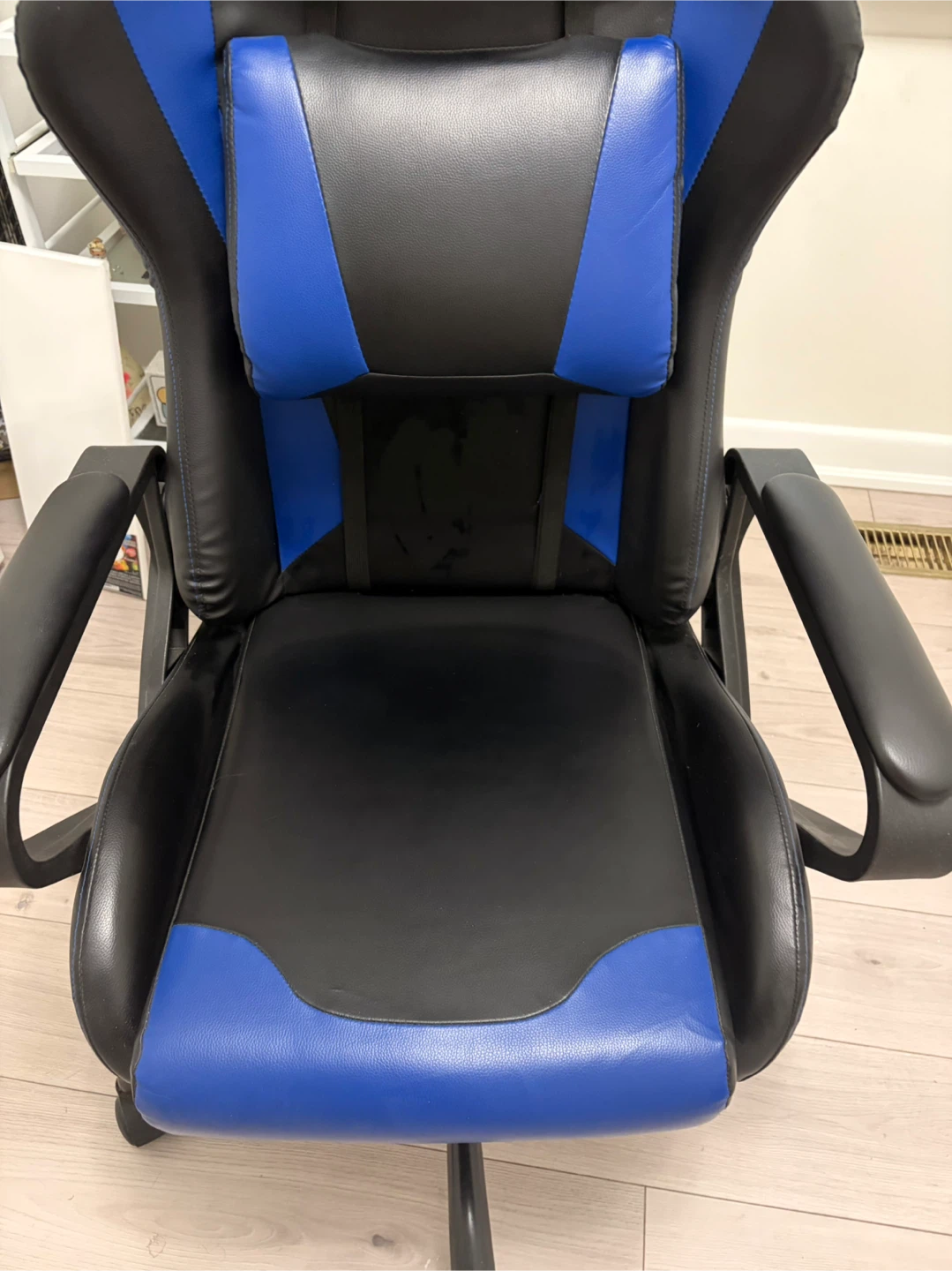Black and Blue Gaming Chair - photo 2