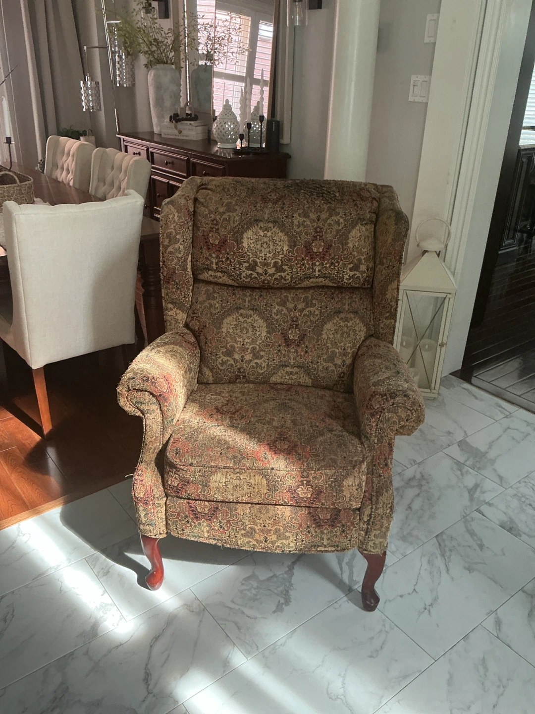 Wingback Recliner Armchair