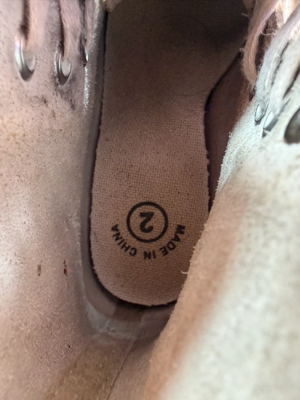 White Figure Skates Size 2 - photo 2