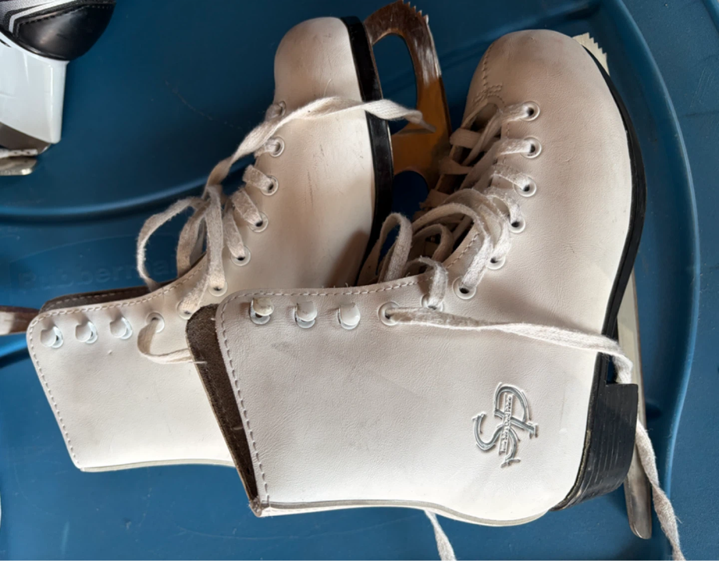 White Figure Skates Size 2