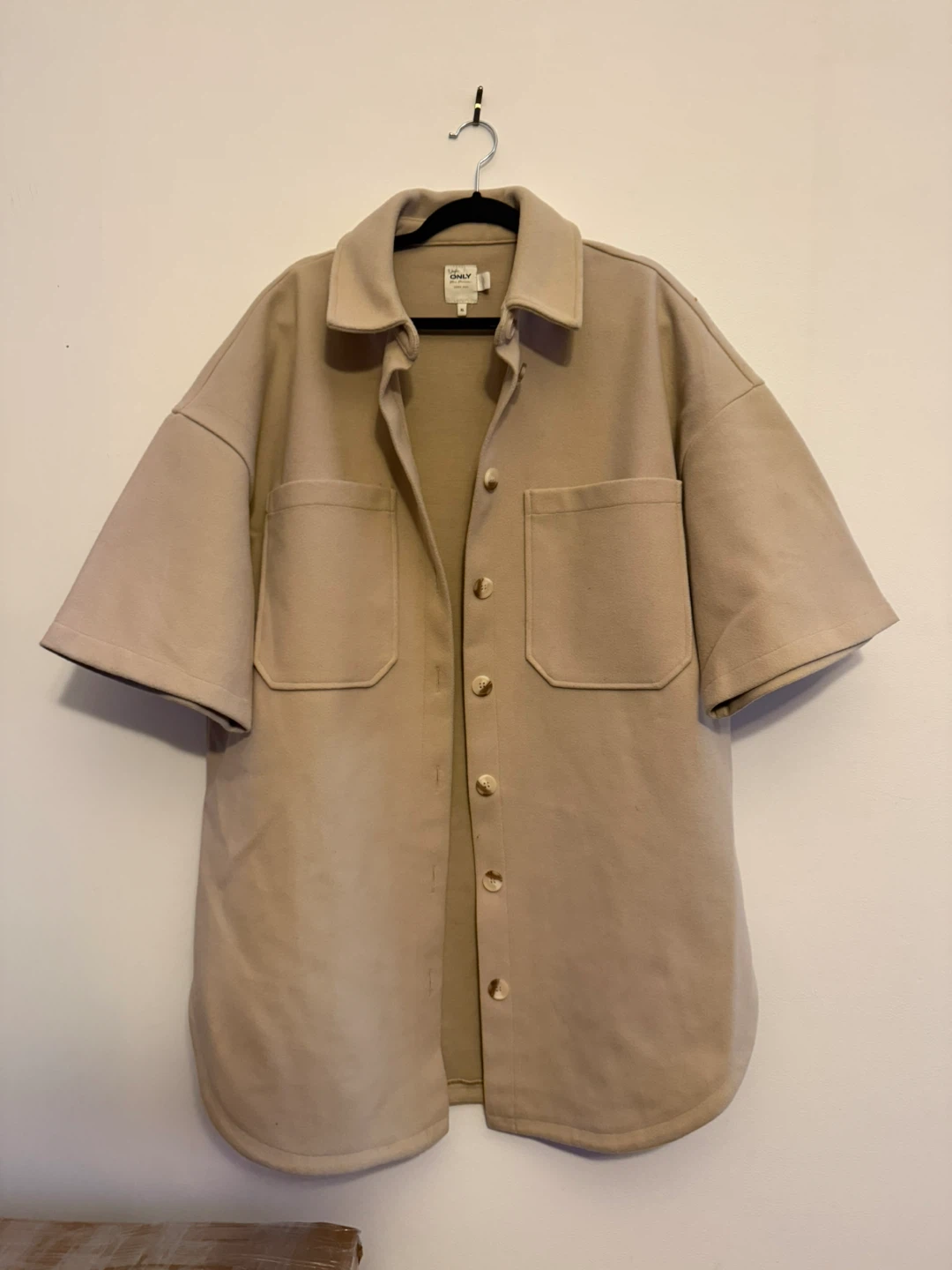 Only- chic beige long coat