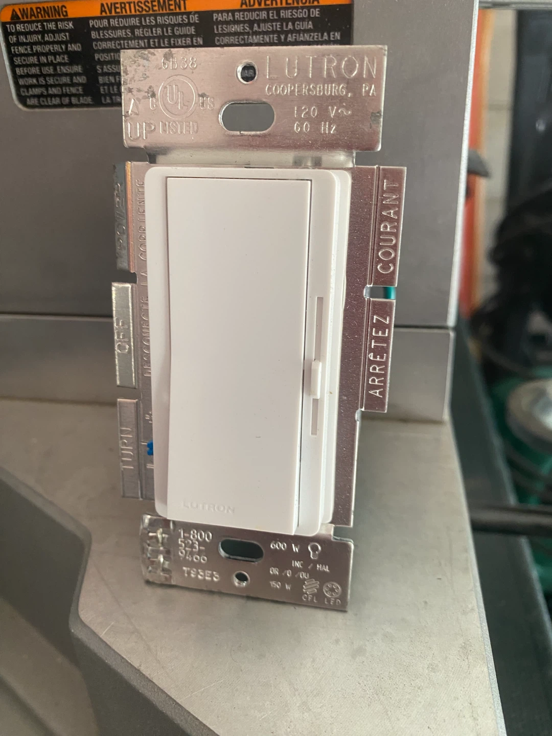Lutron Light Dimmer Switch 600W