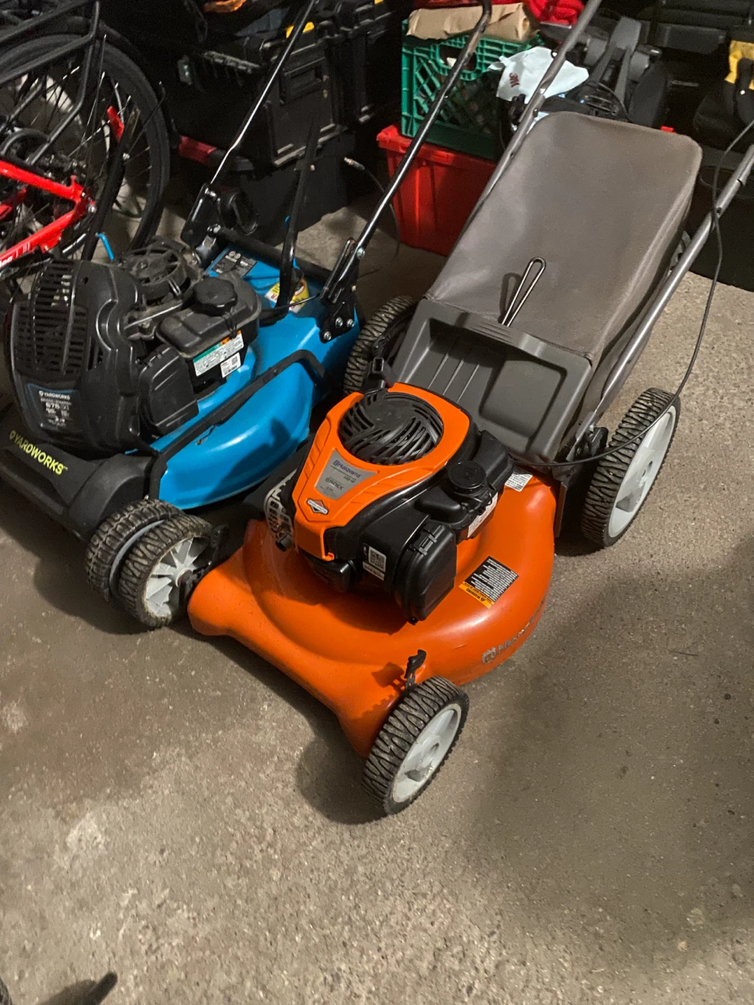 Husqvarna Orange Push Lawn Mower