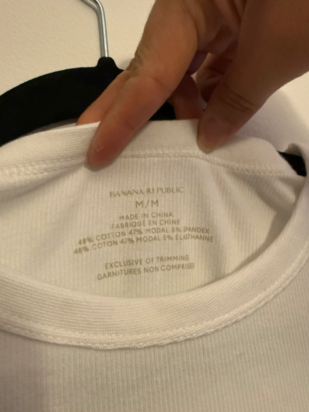 Banana Republic White Ribbed Long Sleeve Top - photo 3