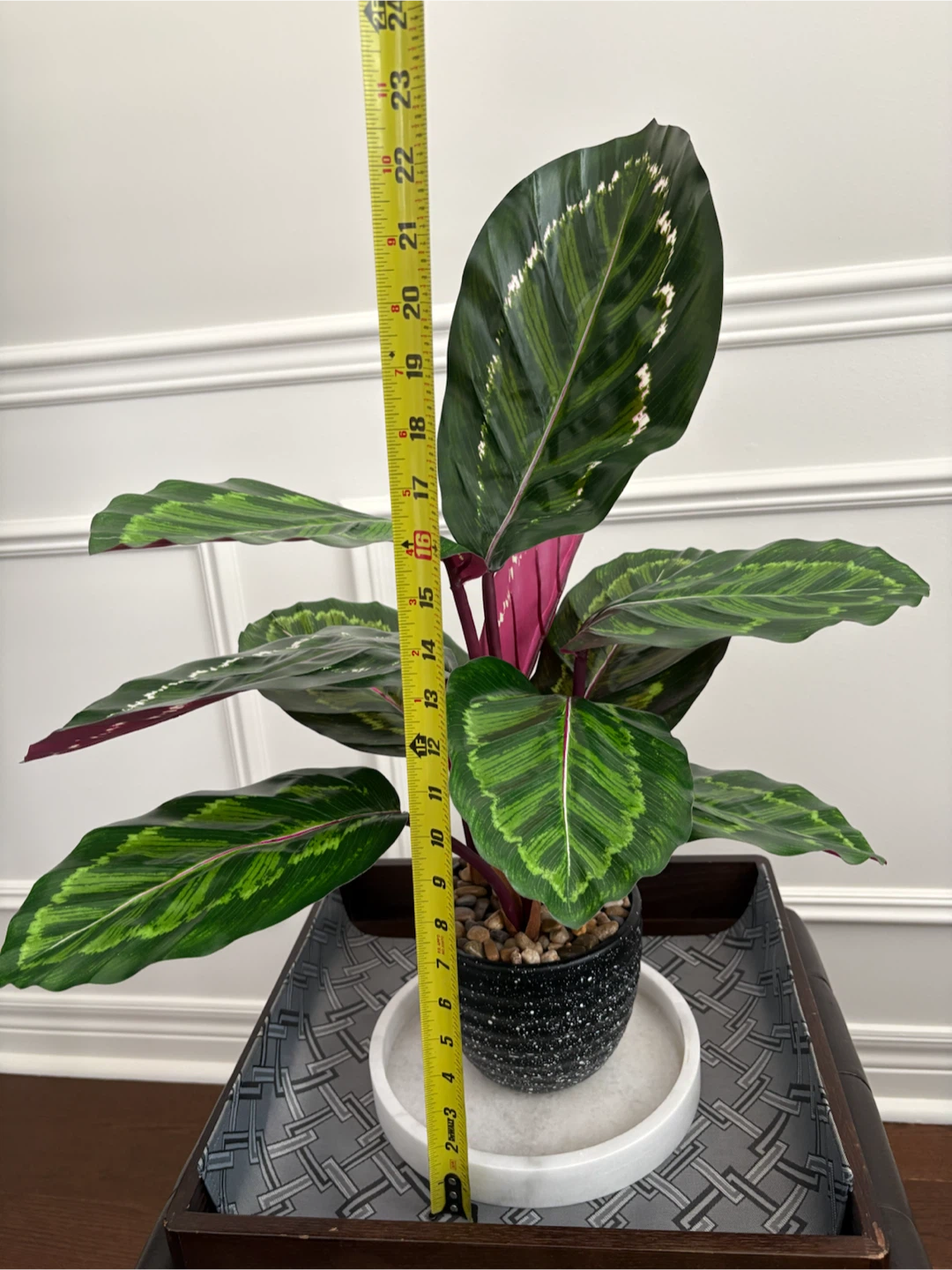 Artificial Calathea Plant in Pot - photo 4