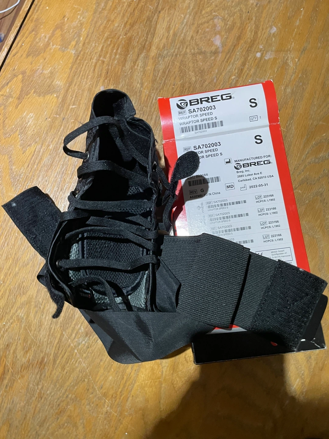 Breg Wraptor Speed Lacer Ankle Brace - photo 3