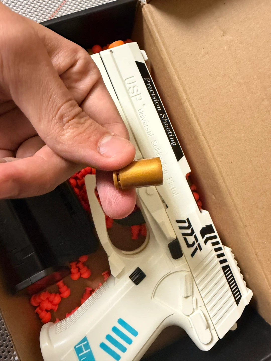 White USP Precision Shooting Pistol Toy Gun - photo 3