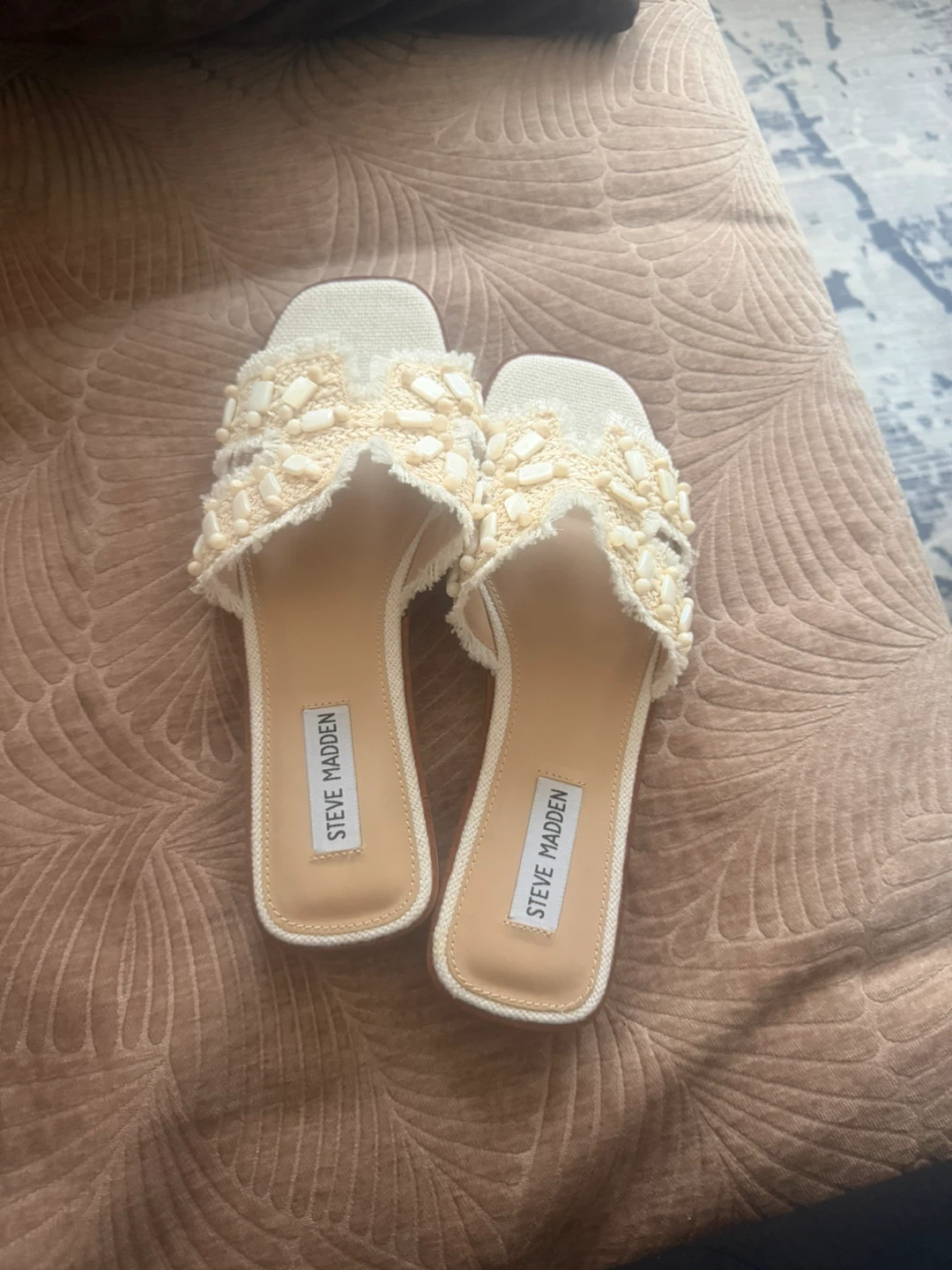 Steve Madden Embellished Flat Sandals